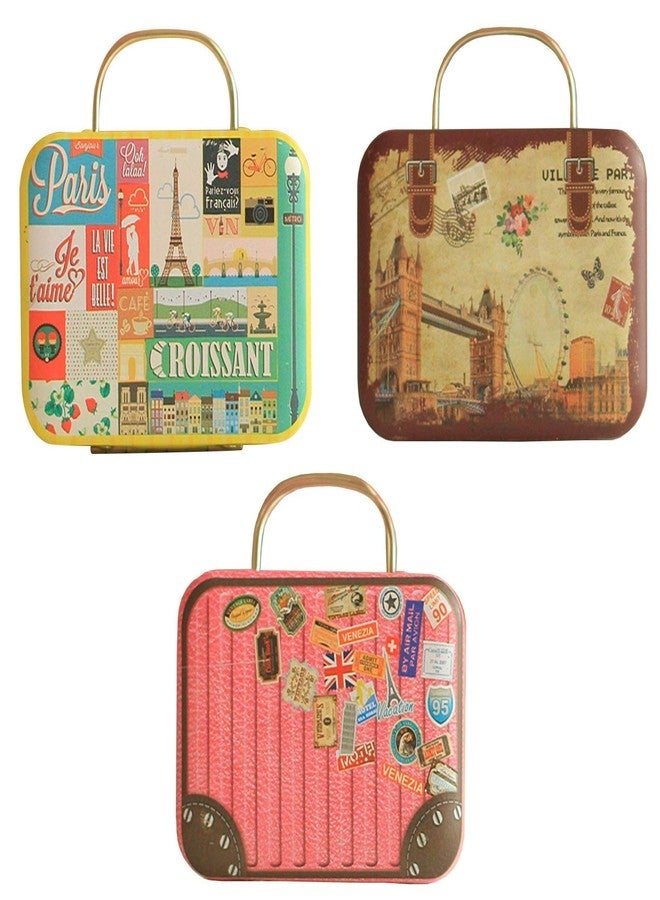 موكا حقيبة سفر معدنية من القصدير من MOCA (L97498i، متعددة الألوان) - Image 1